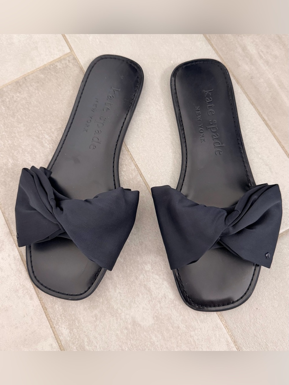 Kate Spade Bikini Bow Slide Blazer Blue Size 9.5 - Picture 2 of 8